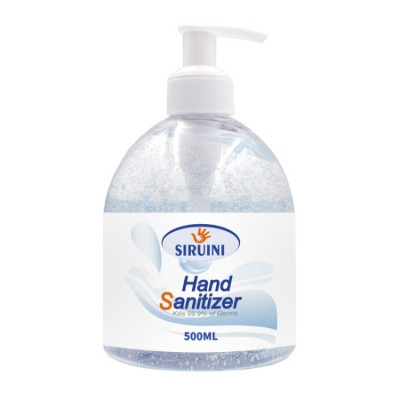 SIRUINI desinfecting alcohol based hand sanitizer gel 50ml 100ml  500ml